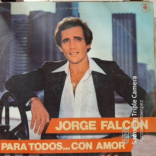Vinilo Jorge Falcon Para Todos Con Amor T3