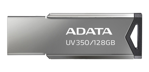 Imagen 3 de 4 de Memoria Usb Adata Uv350 128gb Usb3.2 Acabado Metal Brillante