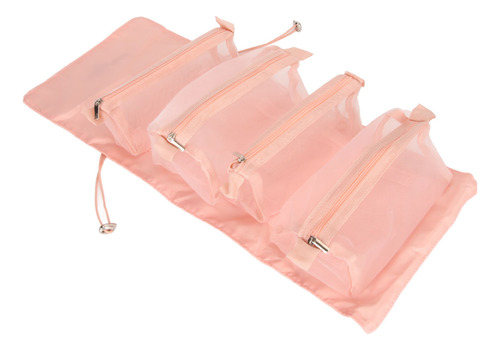 Estuche De Maquillaje Enrollable Para Colgar, Neceser 4 En 1