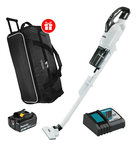 Aspiradora 18v Lxt Makita Dcl286fzw + Batería 18v + Cargador