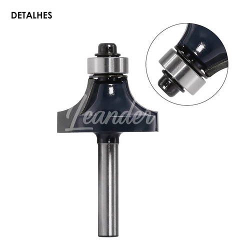 Fresa Tupia Com Rolamento De Canto Haste 6mm Marcenaria Pro