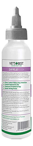 Vets Best Ear Relief Wash Cleaner Para Perros