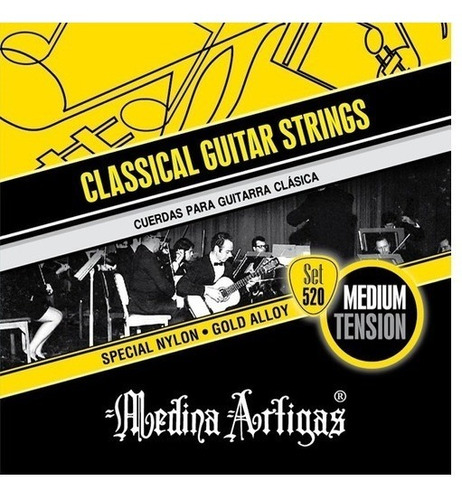 Encordado Guitarra Clasica Criolla Medina Artigas 520