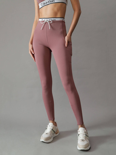 Leggings Sport Rosa Calvin Klein De Mujer