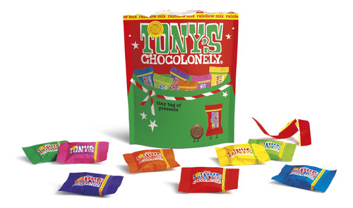 Bolsa De Navidad De Chocolate 6 X 135 G Tony S Chocolonely