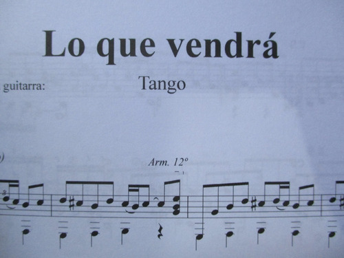 Imagen 3 de 3 de Partitura Piazzolla, Álbum Nº 1 - Guitarra