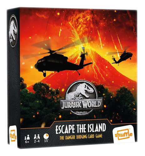 Juego Cartas Shuffle Jurassic World - Escape The Island