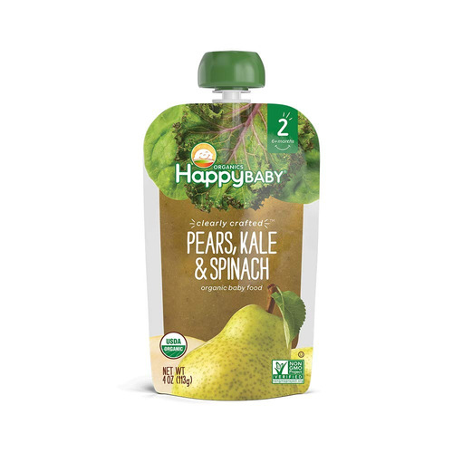 Happy Baby Organic Claramente Hecha Etapa 2 Alimentación Inf