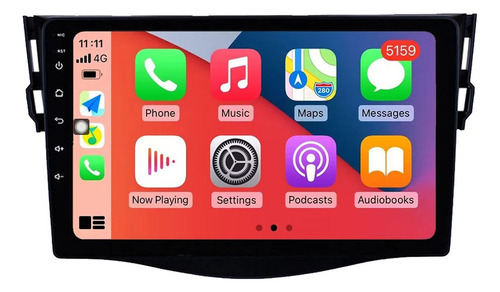 Estereo De Pantalla Android Toyota Rav 4 Carplay Gps Bt 4+64