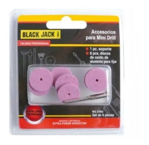 Accesorio  Mini Drill 8 Disco Ox Aluminio Black Jack 37003