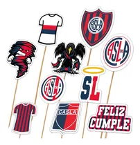Comprar Topper Pincho Cupcake Muffins Torta X10u San Lorenzo Azul San Lorenzo