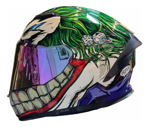 Casco Moto Hax Joker Certificación Ecer2206 Cierre Magnético