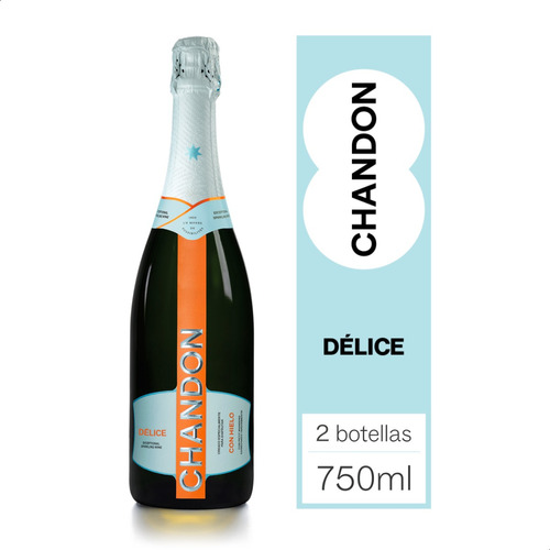 Champagne Chandon Delice 750ml 2 Unidades