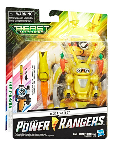 Boneco Power Rangers Beast Morphers Robo Jack Beastbot E5915