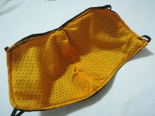 10 Cubrebocas Negro Lavable Doble Capa $199