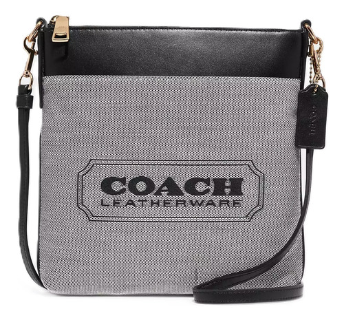 Bolsa Coach C/ Insignia Messenger Unisex Original Importada 