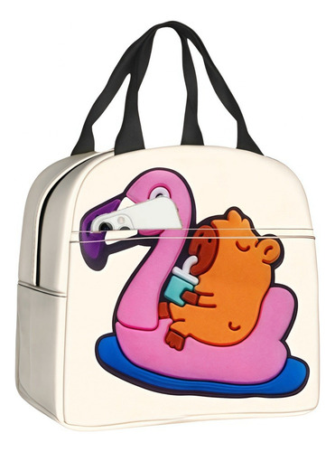 2025 Bolsa De Almuerzo Con Estampado De Capibara, Bolsa