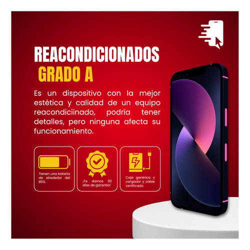 Celular Apple iPhone 13 Pro (128 Gb) - Oro - Grado A (Reacondicionado)