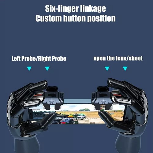 Teléfono Celular L1/l2 + R1/r2 Pubg Mira Game Con 4 Botones