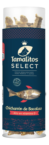 Snack Perro Y Gato Chicharron De Bacalao 40g | Tamalitos Dog