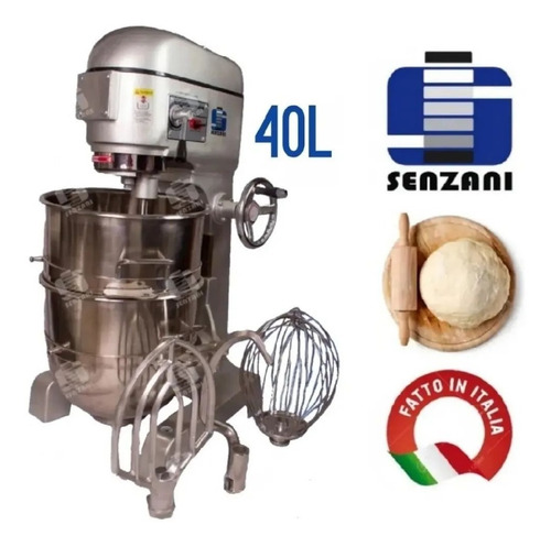 Batidora Industrial Planetaria  Senzani Italy De 40 Litros