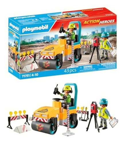 Playmobil Construcción De Carreteras