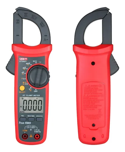 Pinza Amperimétrica Digital Uni-t Ut202+ True Rms Ncv