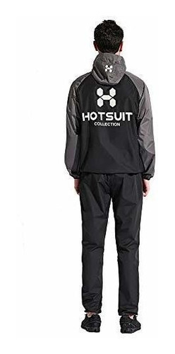 Traje Sauna Traje Deportivo Hombre Perdida De Peso Slim Fit