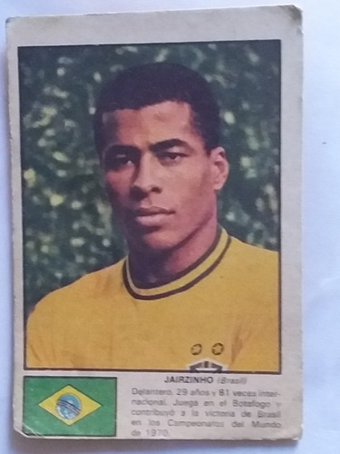 Figurita Munich 74 (mundial) Jairzinho (brasil)