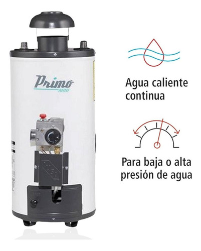 Calentador de agua a gas GLP Primo Mini 05L