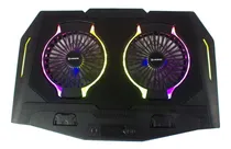 Comprar Cooler Cybercool Ha-n10 Para Laptops De 9 A 17 Luces Rgb