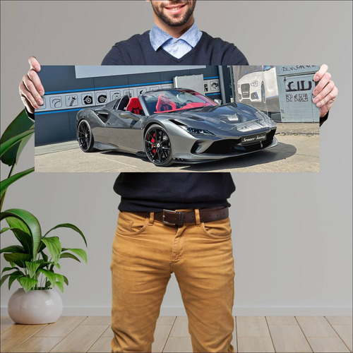 Cuadro 30x80cm Auto 2022 Ferrari F8 Spider By Se 805