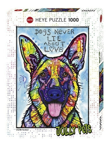 Puzzle Jolly Pets - 1000pz- Dogs Never Lie  - Heye 29732