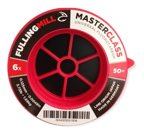 Fluorocarbono Fulling Mill Master Class 6x  Pesca Con Mosca