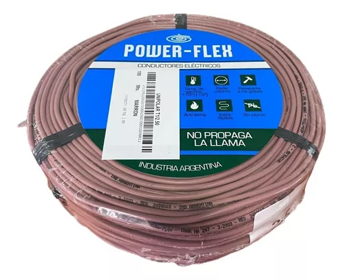 Cable Unipolar 1.5 Mm Eco Rollo X100 Metros Alcu Power Flex