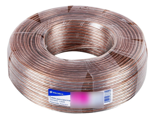 Cable Para Bocina 20 Awg Polarizado 100 M Volteck 46271