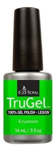 Esmalte Semipermanente Trugel Ezflow Neon Uñas Manicura Color Trugel Kryptonite