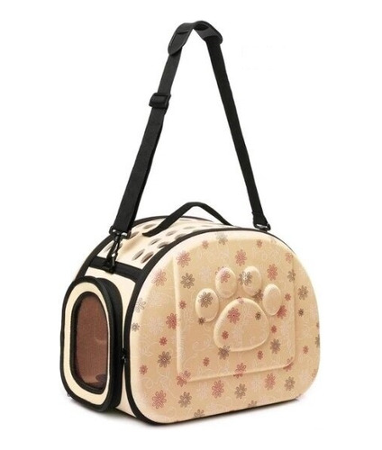  Maletín Mochila Transportador De Cabina Para Mascotas Beige