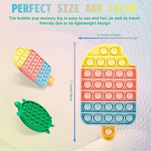 Kit De Juguetes Sensoriales Push Pop Bubble Fidget De 31 Pie