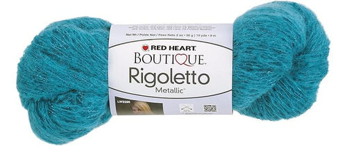 Red Heart Boutique Rigoletto Hilo Turquesa Metalico