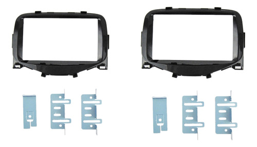 Panel De Fascia Estéreo Para Radio De Coche Con Doble Din De