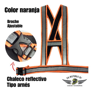 Obra  Paqut X 6 Unid Moto Chaleco Reflectivo Naranja Carro 