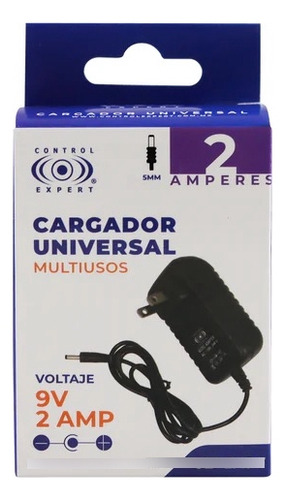 Eliminador De 9v A 2amp Con Punta De 5mm Universal Multiusos