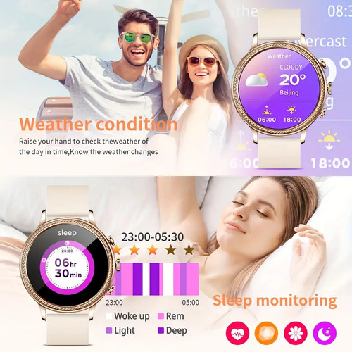 Reloj Inteligente Refinado Para Mujer Smartwatch