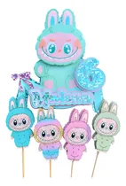 Comprar Caketopper Muñeco Labubu, Adorno Para Torta Agua Labubu Aqua