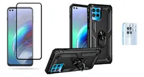 Comprar Funda Anillo + Temp Full + Temp Cam Compatible Con Moto G100