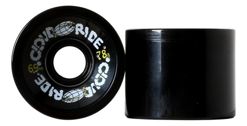 Ruedas Longboard Cruiser 69 Mm 78a Modelo 2.717 Negro Diseño
