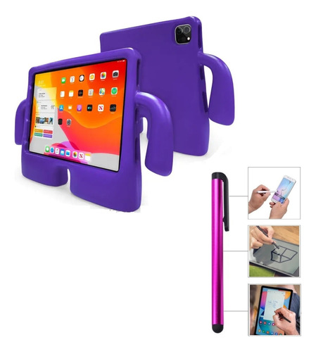 Funda Niños Caídas + Lápiz Táctil iPad Pro 11 2da Gen A2228