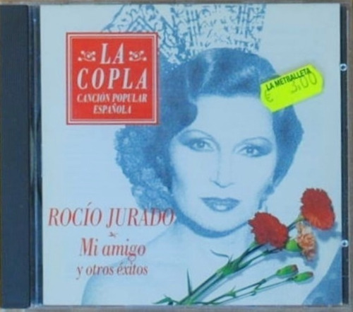 Rocio Jurado Cd Mi Amigo Y Otros Clasicos 1991 Imp Como Nuev