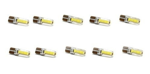 Lampara Led Posición T10 6 Led 5050 Smd Canbus Silicon. X10u